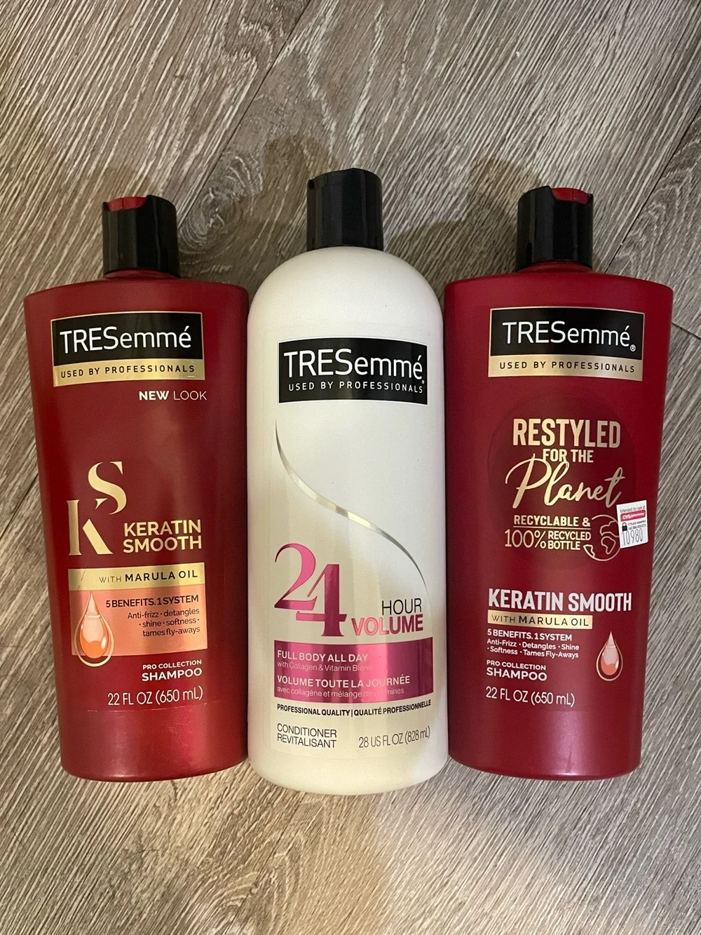 Keratin Smooth Shampoo & 24 Hour Volume Conditioner
